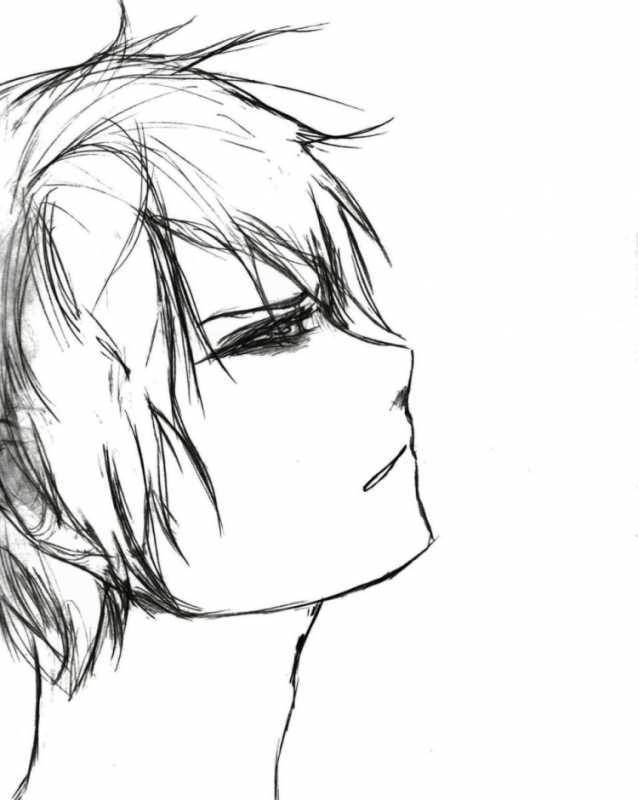 Легкий набросок аниме