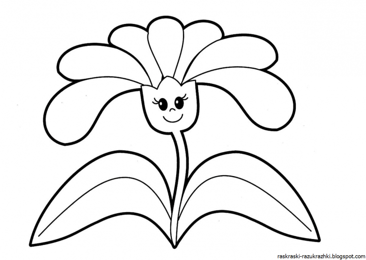 Цветы для раскрашивания