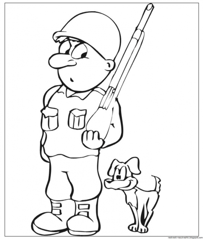 Военные картинки раскраски