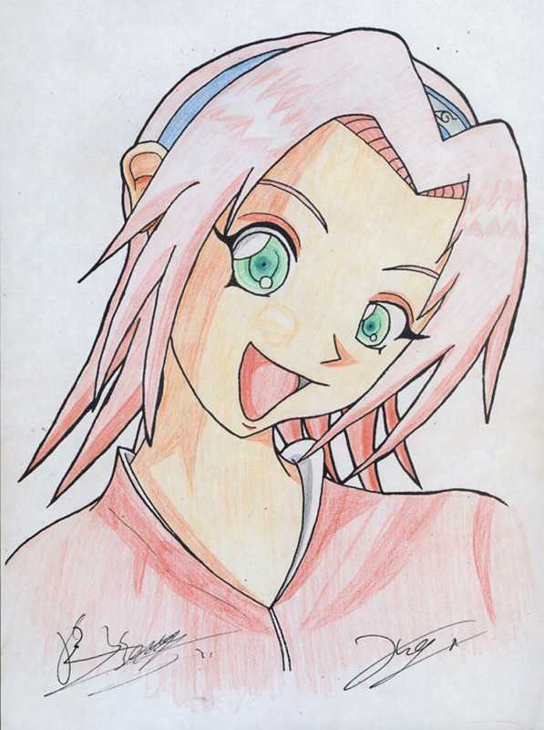 Сакура Харуно рисуночки