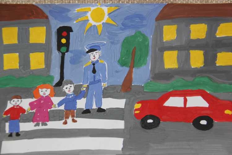 Полиция глазами детей конкурс рисунков 2020