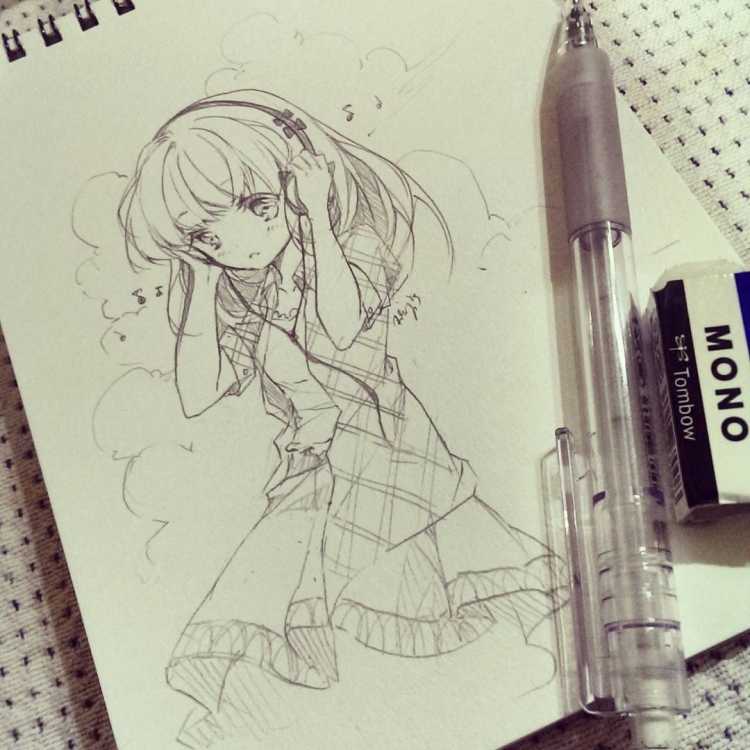 Скетчбуки для рисования аниме