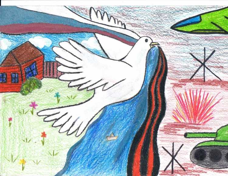 Конкурс рисунков мирное небо над головой