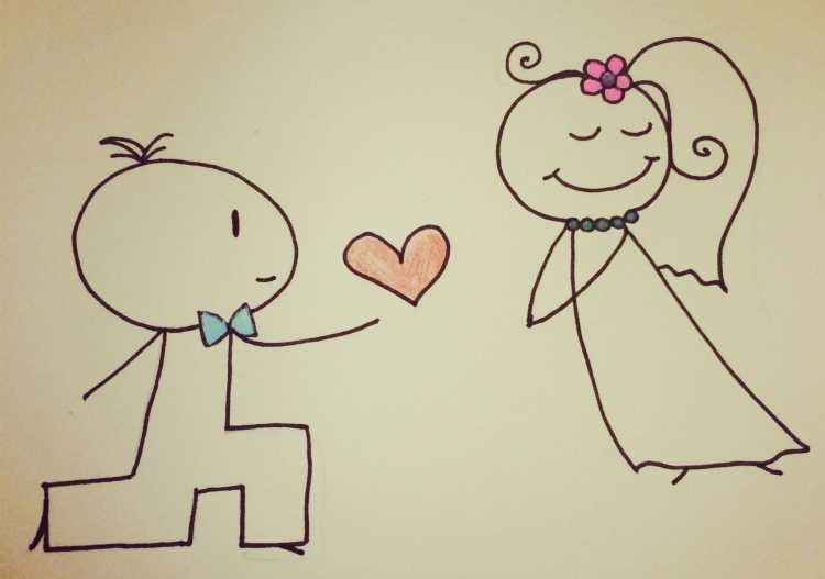 Рисунок любимому