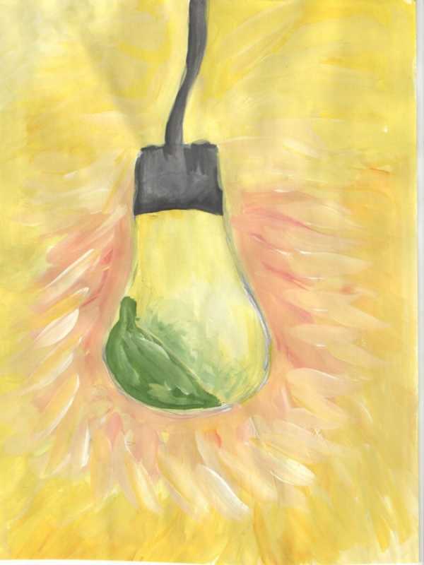 Несложный рисунок энергосбережения