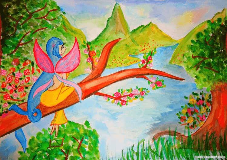 Рисунок на тему реальность и фантазия