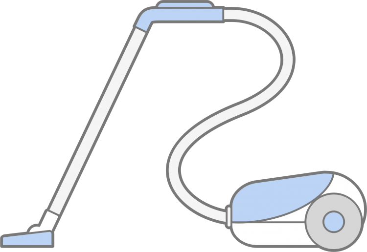 Пылесос сбоку