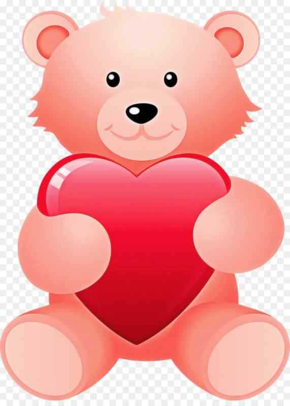 Валентинка Медвежонок