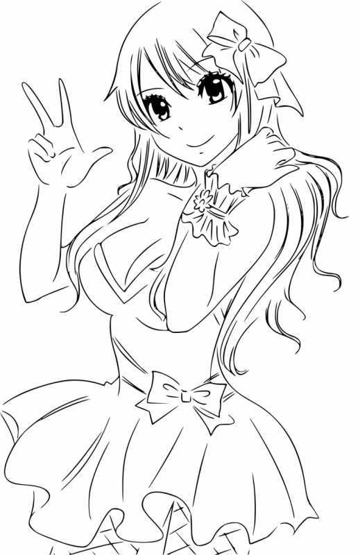 Аниме рисунки карандашом в полный рост