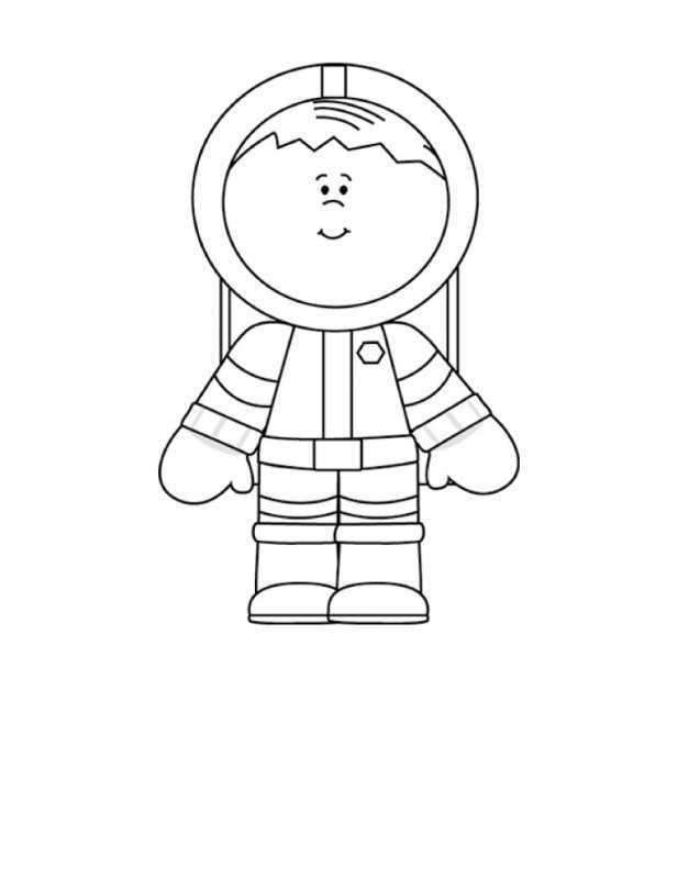 Раскраска день космонавтики для детей