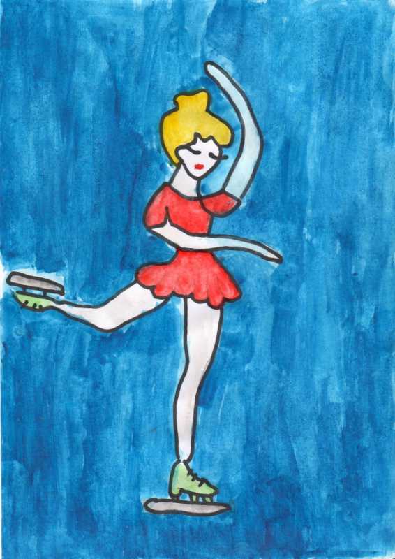 Рисунок на тему любимый вид спорта