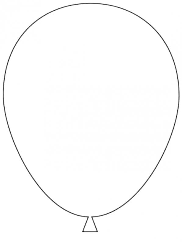 Воздушный шарик для раскрашивания
