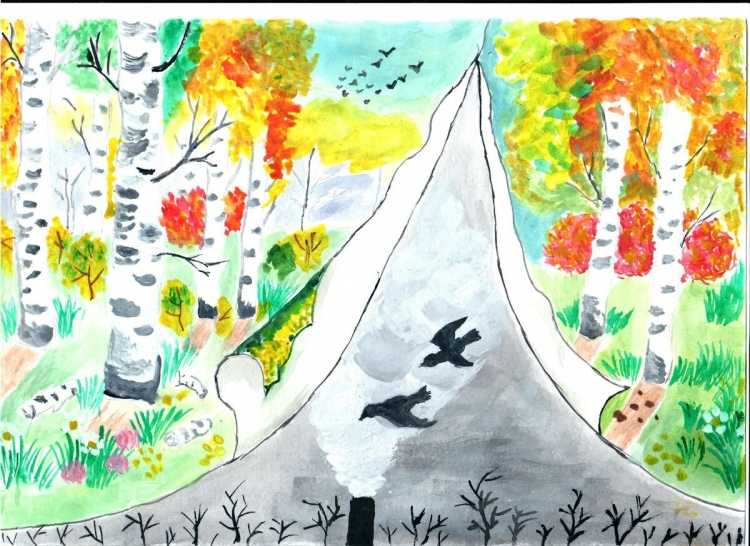 Защитим лес рисунки к конкурсу