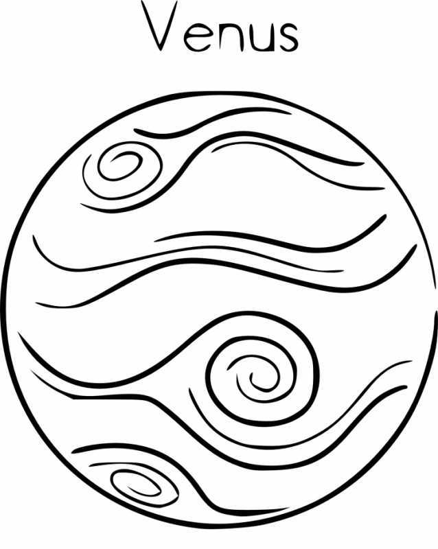 Нарисовать планету Венера
