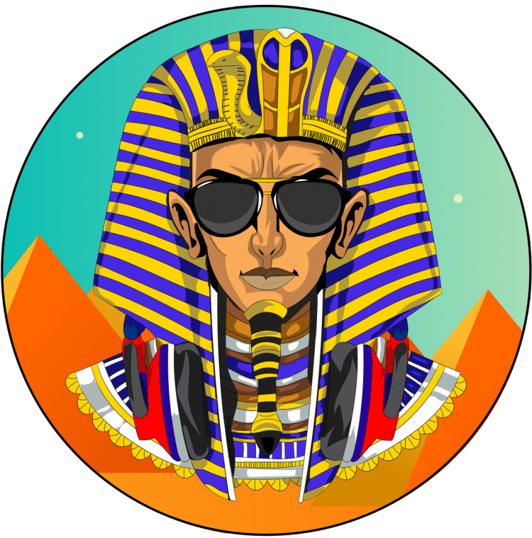 Маска фараона вектор