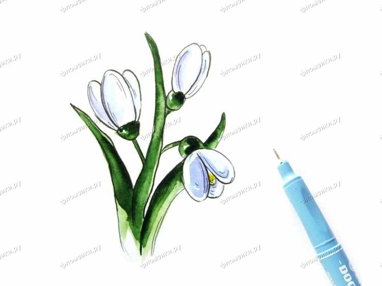 Цветы с перьями