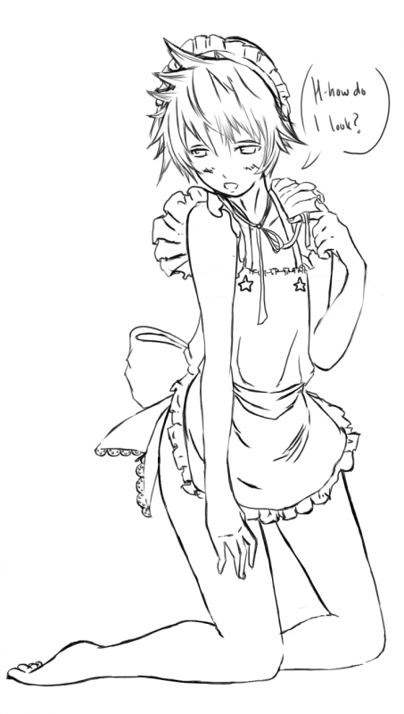 Раскраски аниме президент студсовета горничная