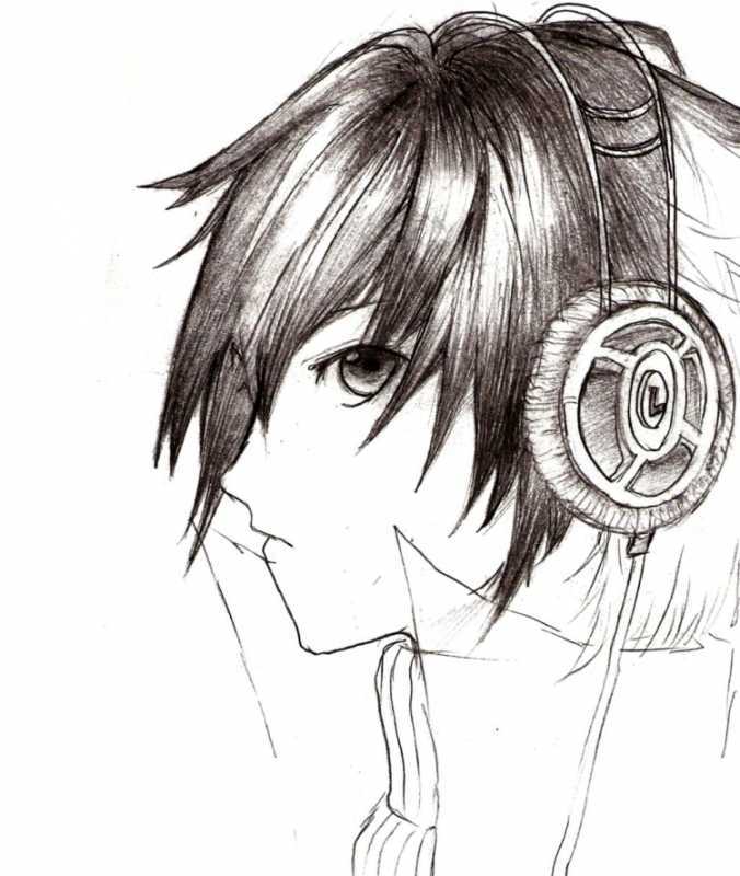 Парень для рисования