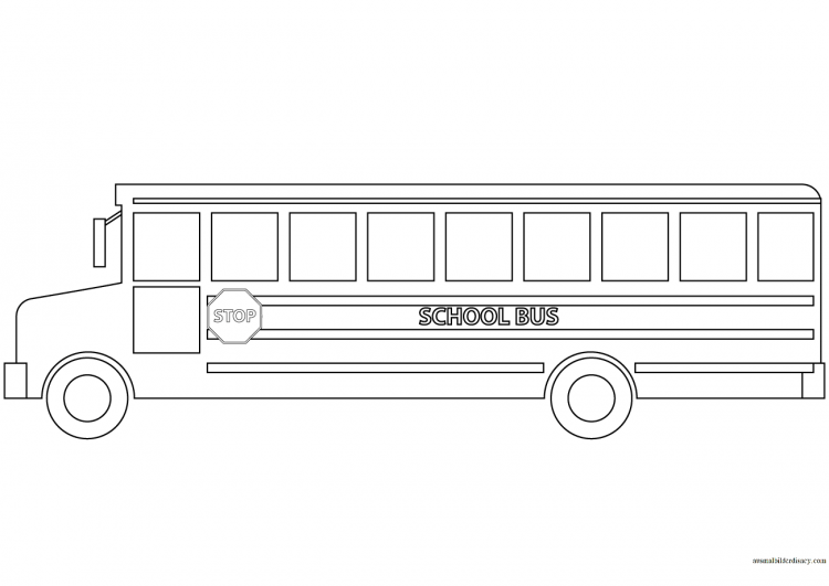 Раскраска автобус