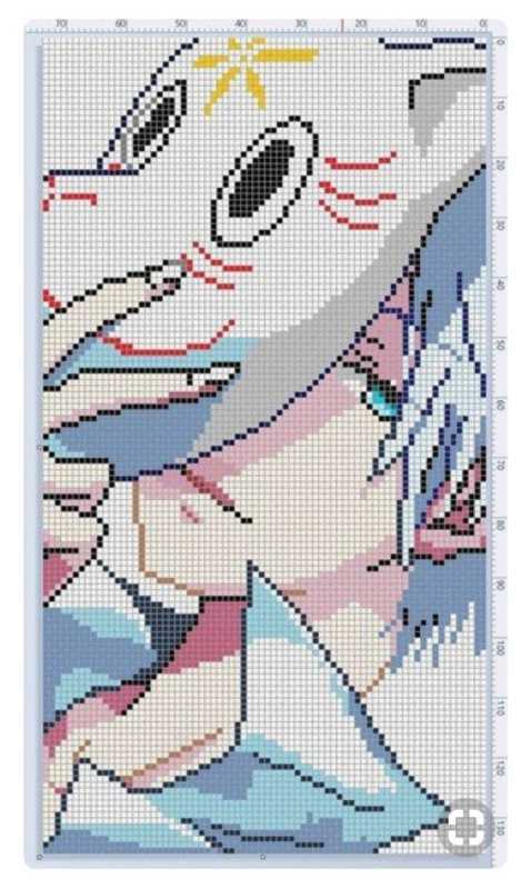 Аниме вышивка