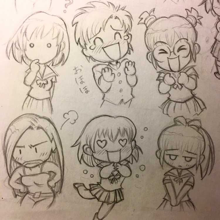 Чиби эмоции