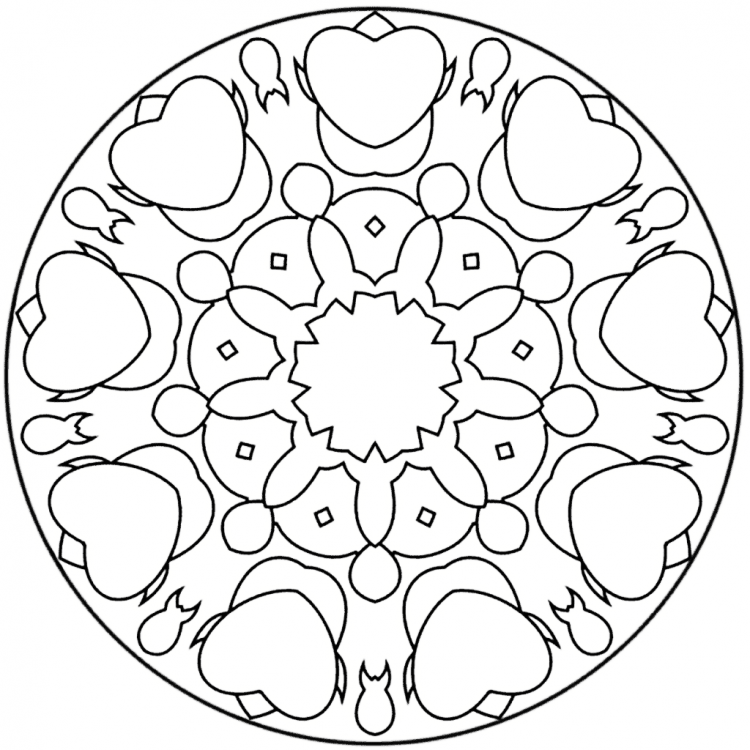 Эскиз декоративной тарелки