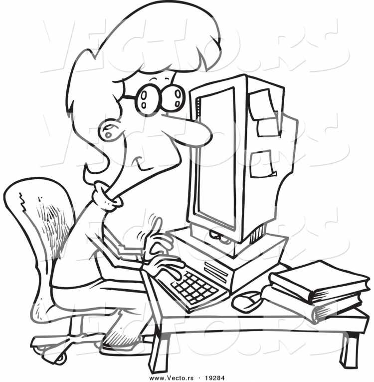 Компьютер в паинте