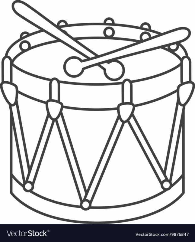 Гитара для разукрашивания