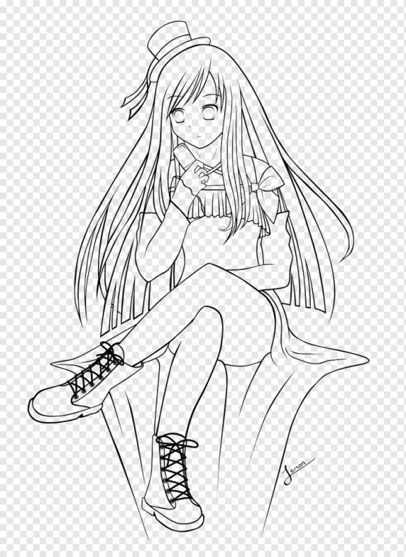 Раскраска аниме горничная