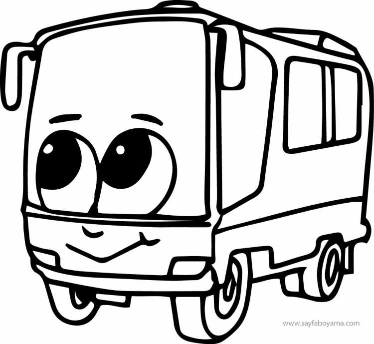 Раскраски для мальчиков автобусы