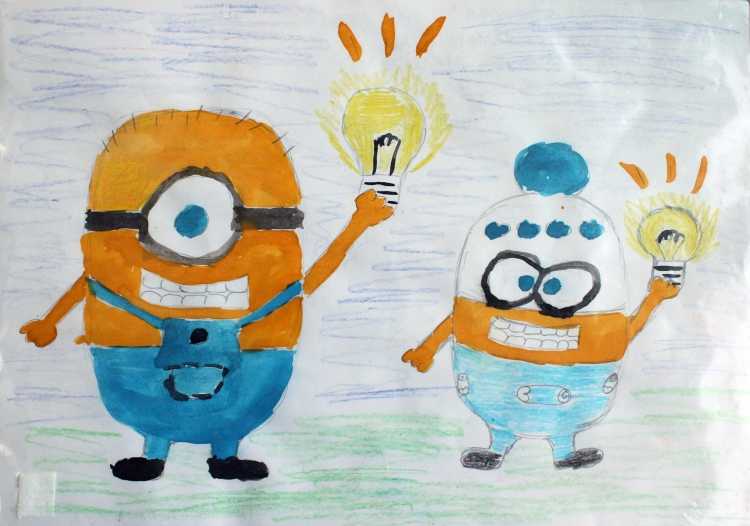 Рисование энергосбережение в средней