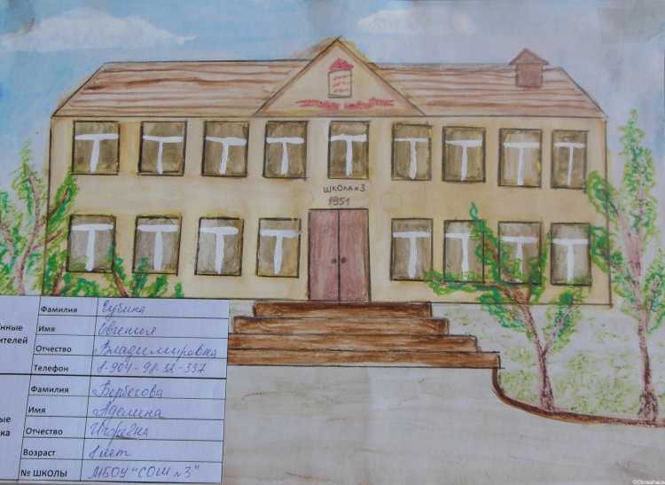 Рисунок моя школа