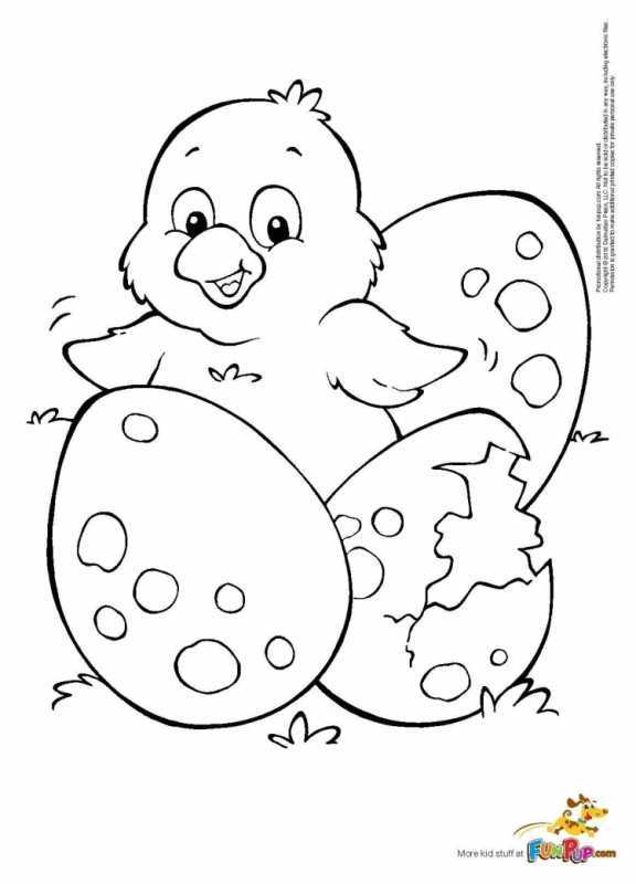 Раскраска золотой цыпленок