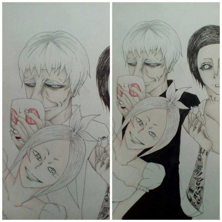 Тагильский гуль рисунок карандашом