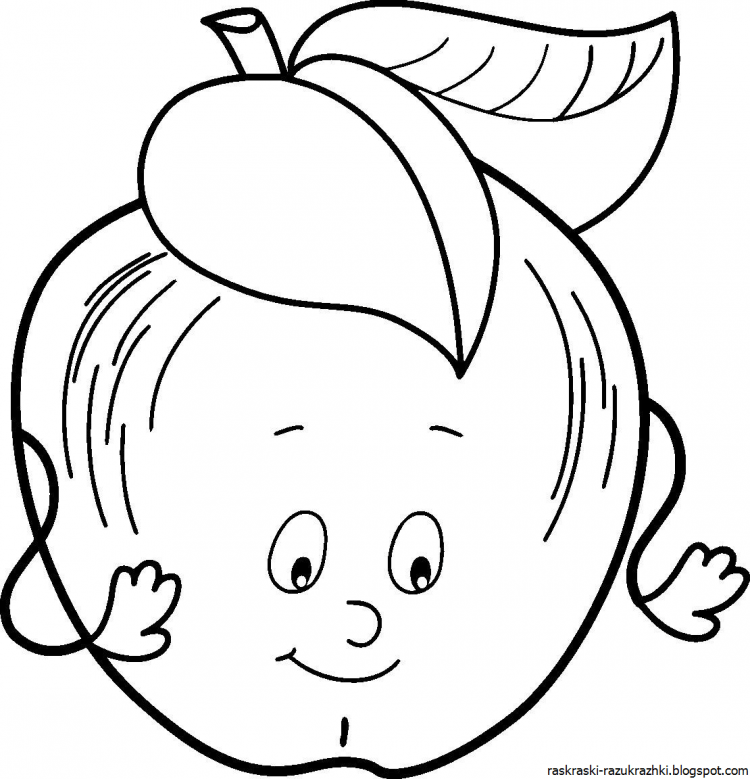 Трафареты овощей и фруктов