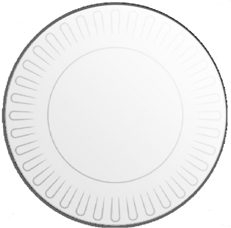 Тарелка контур