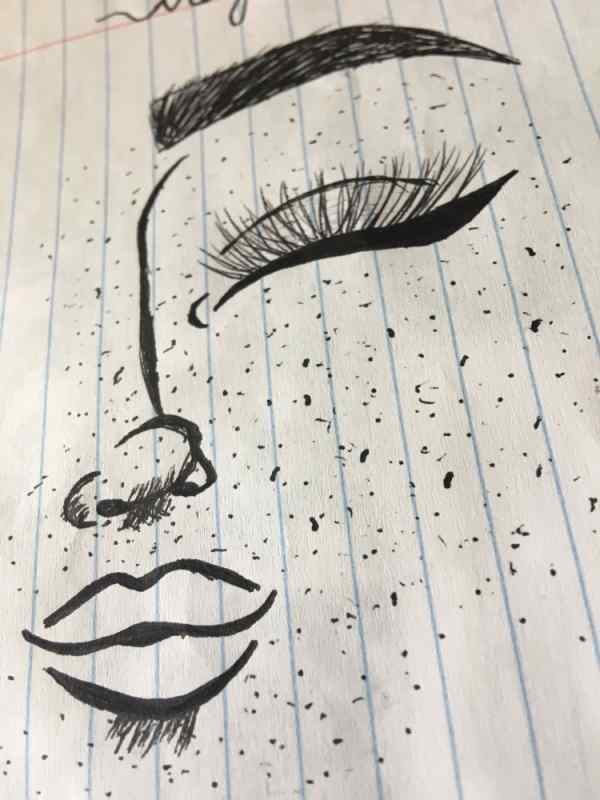 Красивые рисунки гелевой ручкой