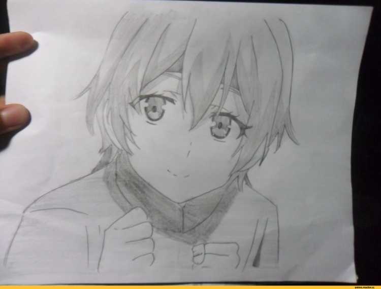 Аниме рисунки карандашом в альбоме