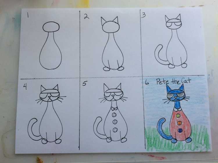 Простые пошаговые рисунки