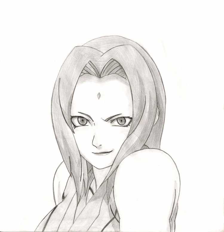 Цунаде для срисовки