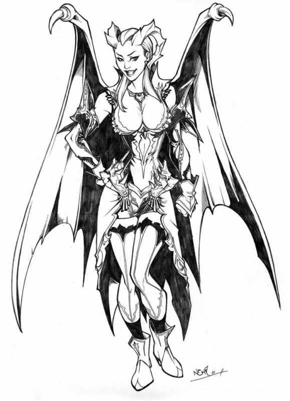 Раскраски для девочек аниме