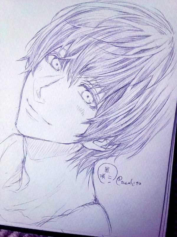 Аниме парни для срисовки