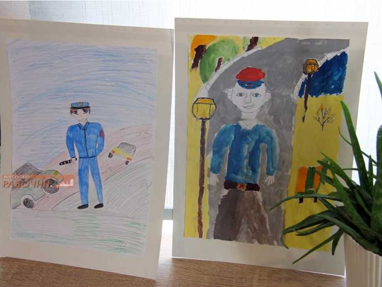 Рисунок на тему моя полиция