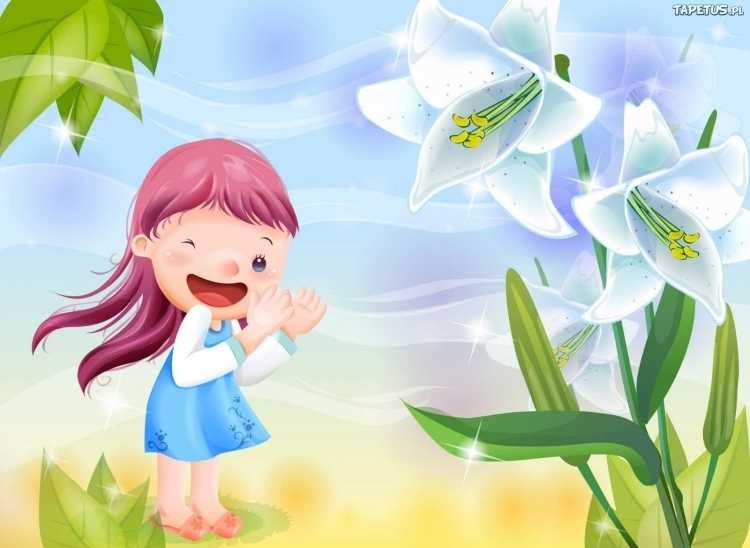 Детские фоны для девочек