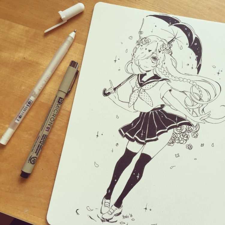 Идеи для рисования аниме