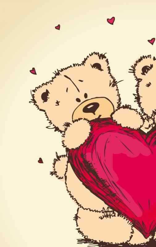 Влюбленный Медвежонок