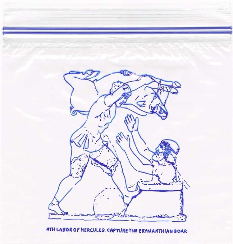 Геракл разукрашка