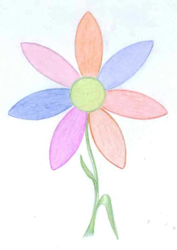 Декоративное рисование цветов