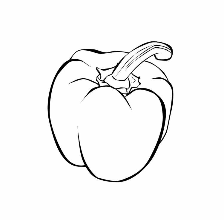 Тарелка с фруктами раскраска