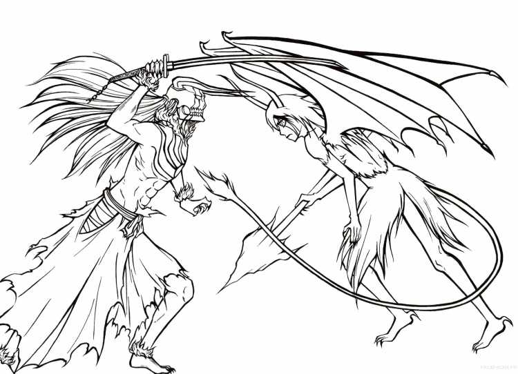 Раскраска аниме ведьмочка